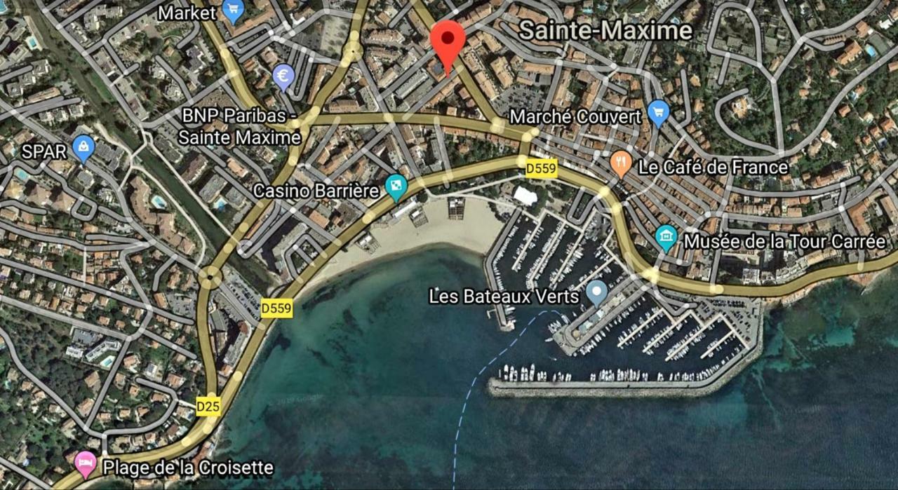 Perle Rare A 250M De La Plage ! Climatise Avec Parking, Balcon & Wifi Sainte-Maxime Exteriér fotografie